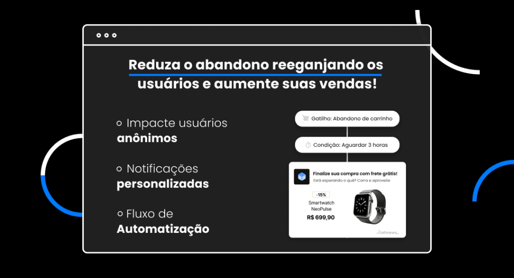 Reduza o abandono reengajando os usuários e aumente suas vendas!