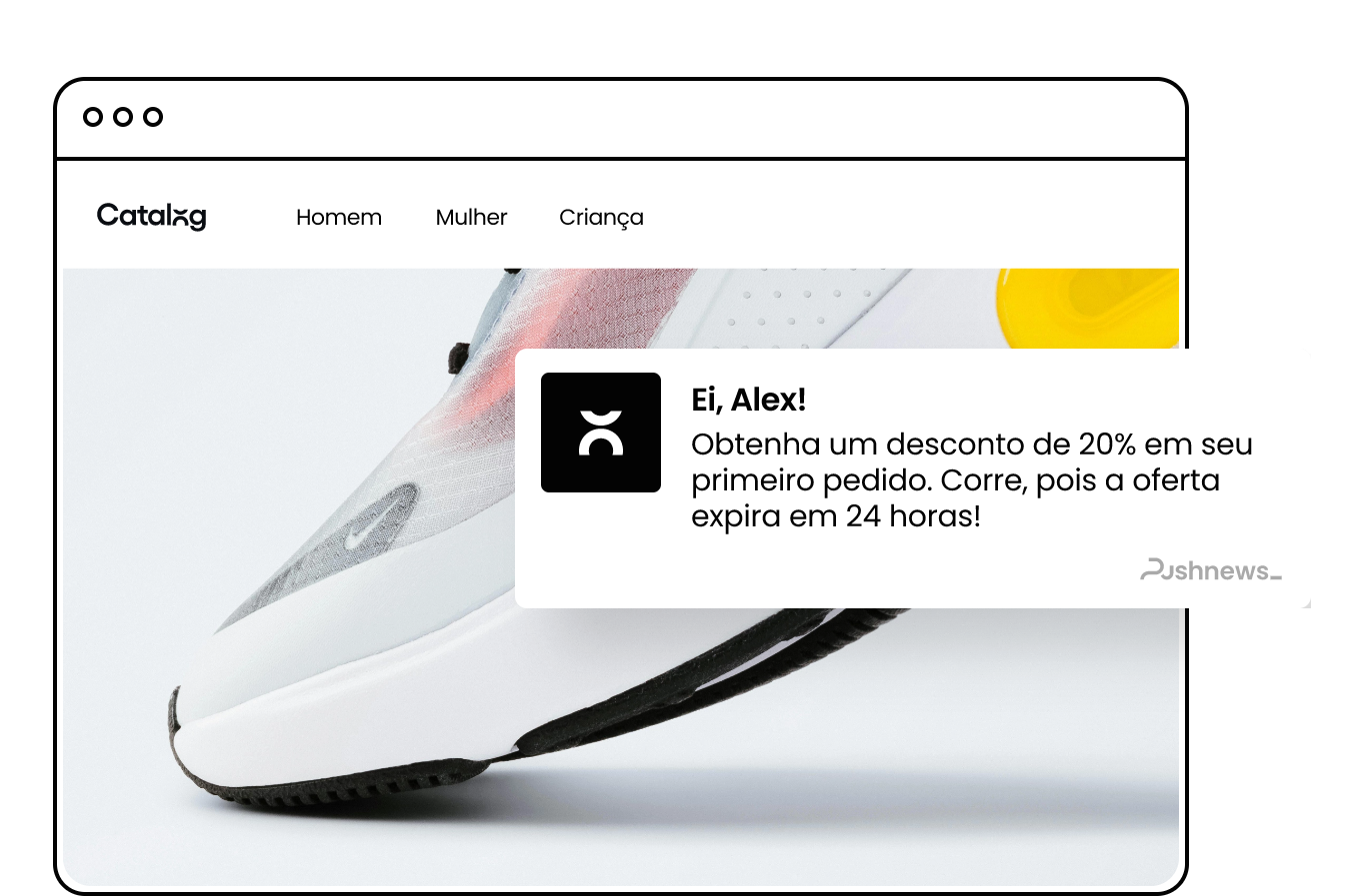 OnSite Popup adaptado ao comportamento do visitante com resposta imediata